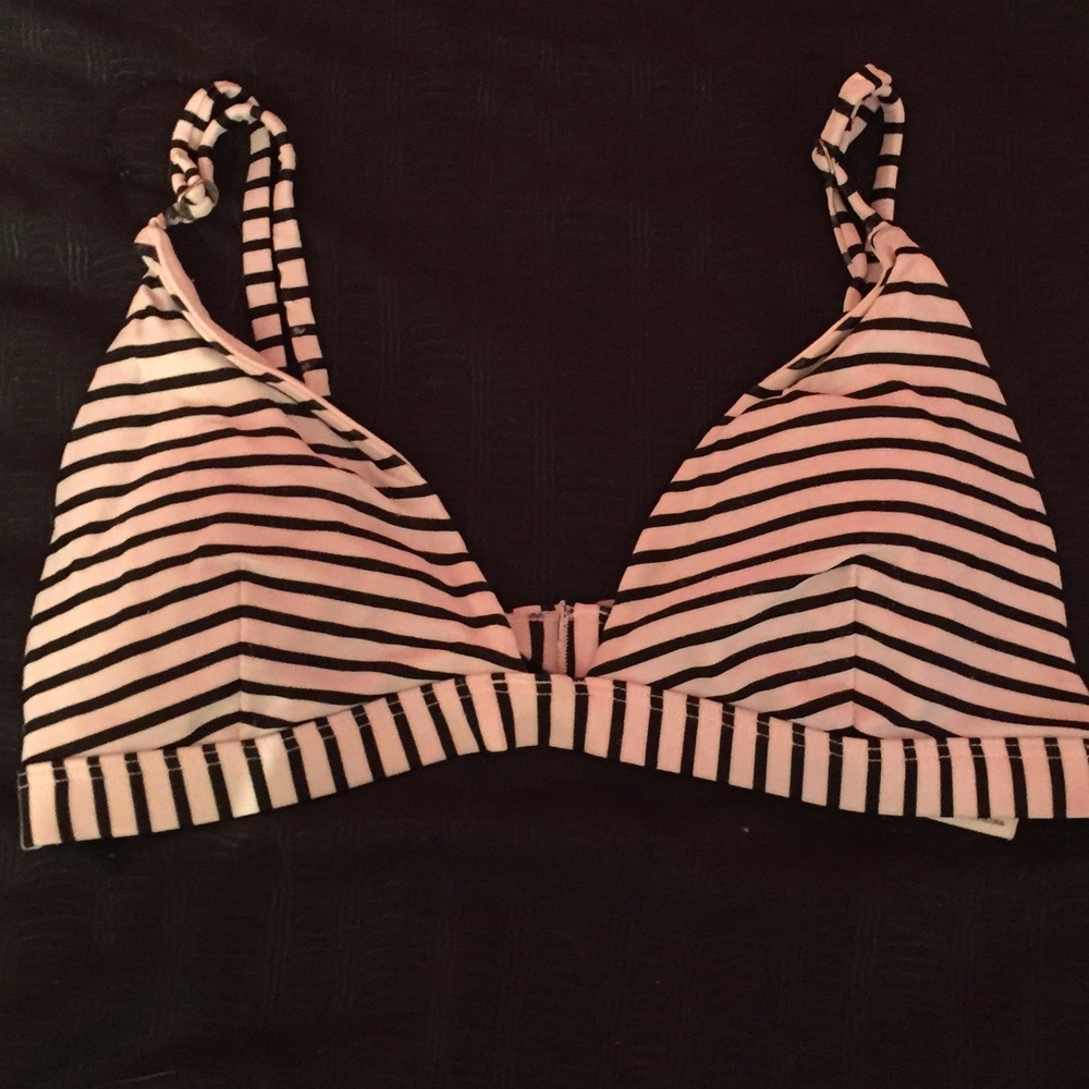 Stripped bikini top